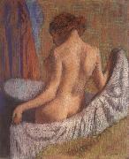 After the Bath,woman witl a towel Edgar Degas